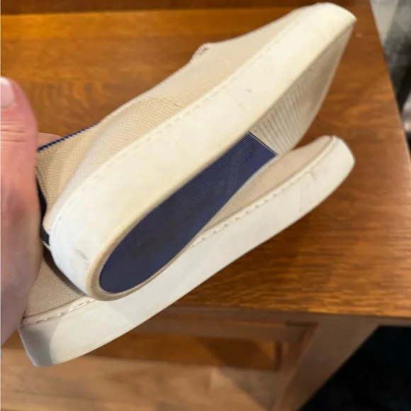 Classic Rothy’s slip on sneaker!  Classic cream color!  WOW! - Picture 6 of 8